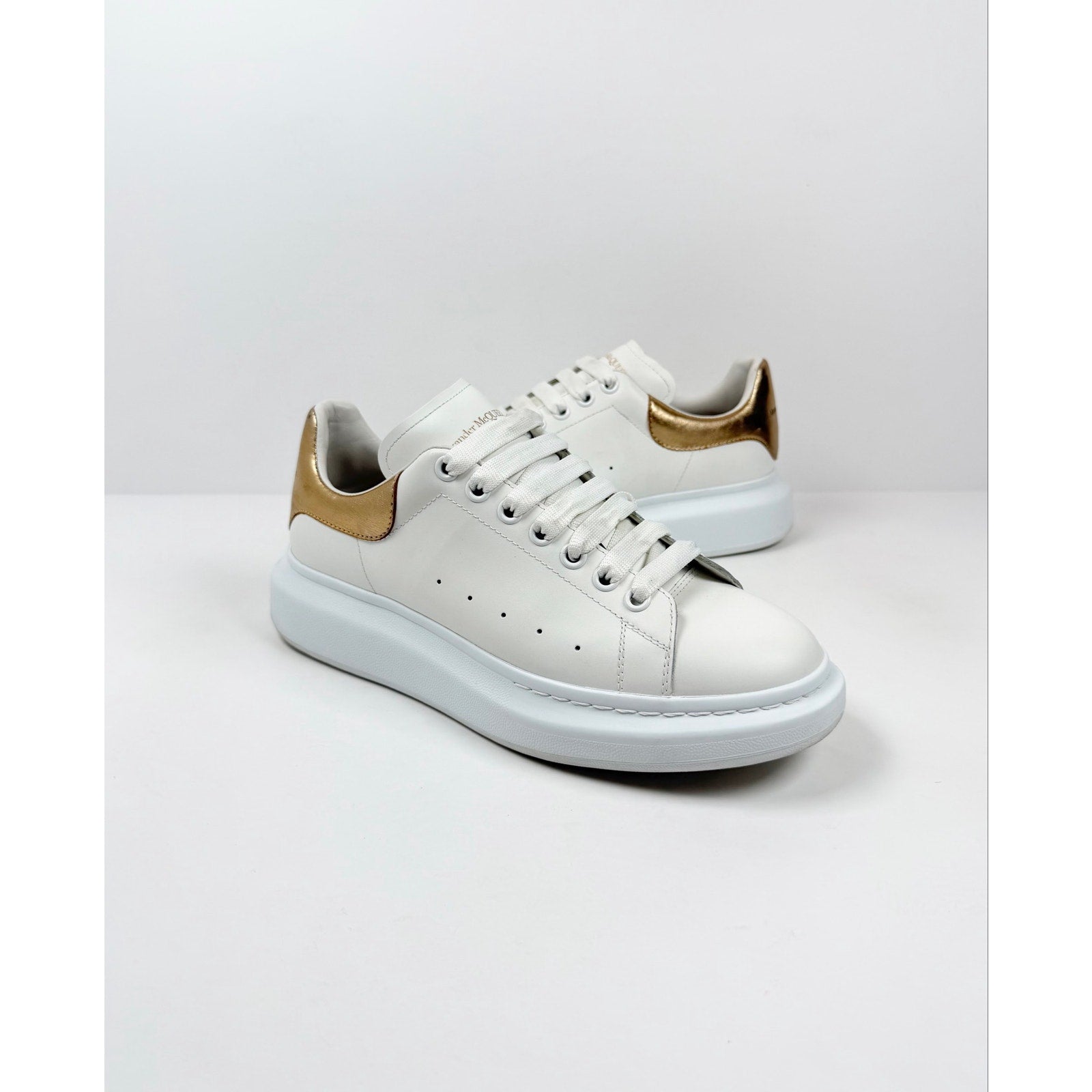 Size 43EU/10US - Alexander McQueen White Gold