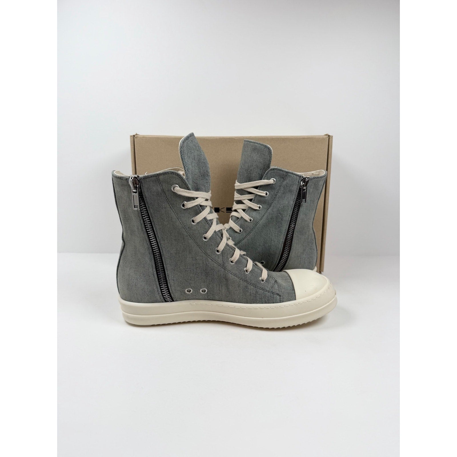 Size 44EU/11US - Rick Owen’s DRKSHDW Distressed High Top