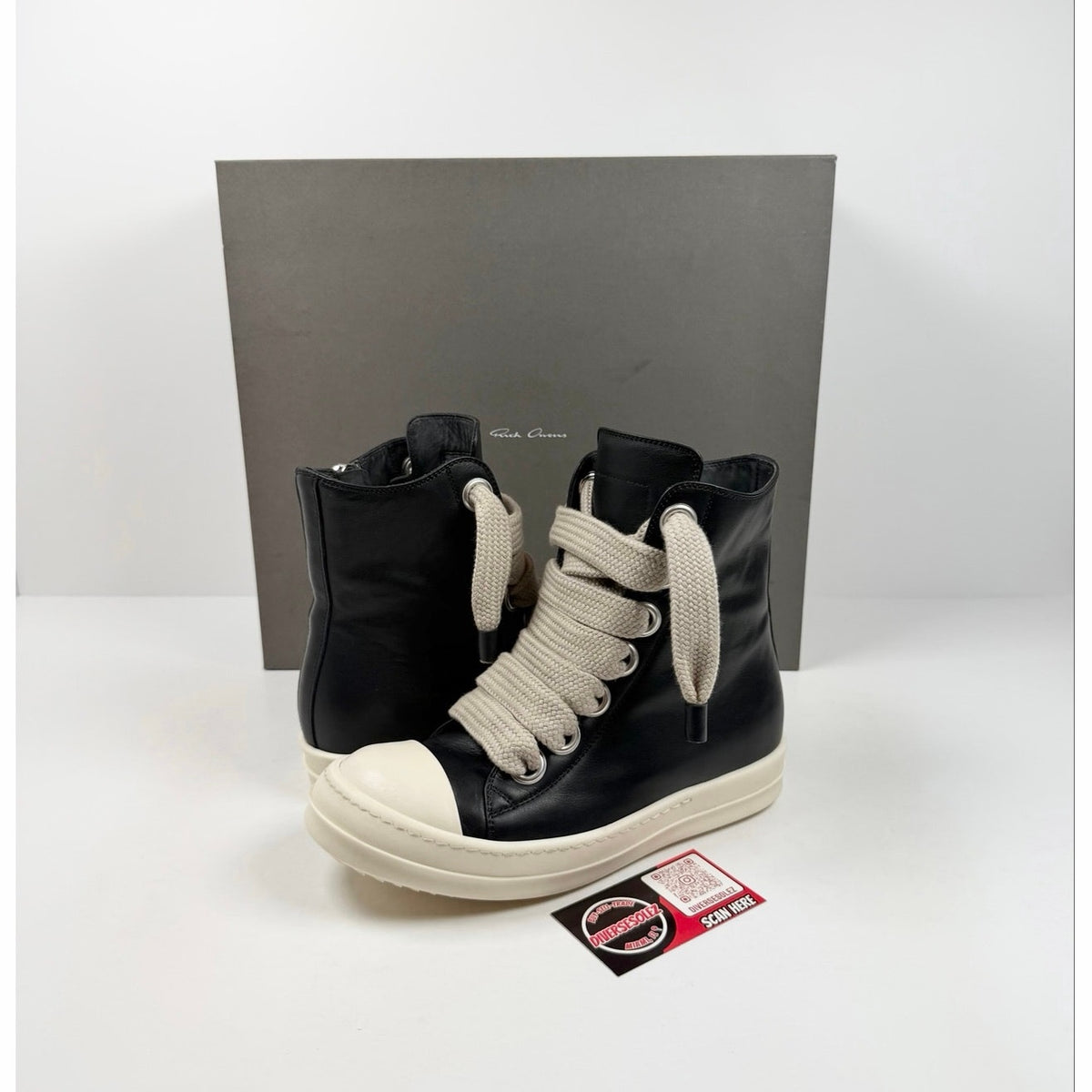 Size 38/8 - Rick Owen’s Jumbo Lace Leather Women’s