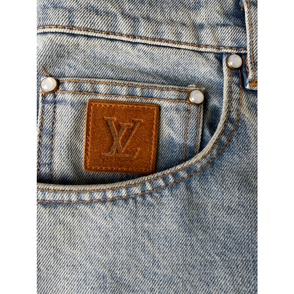 Louis Vuitton Denim Jacket & Jeans Set Light Blue Size 60 / 40 XXL