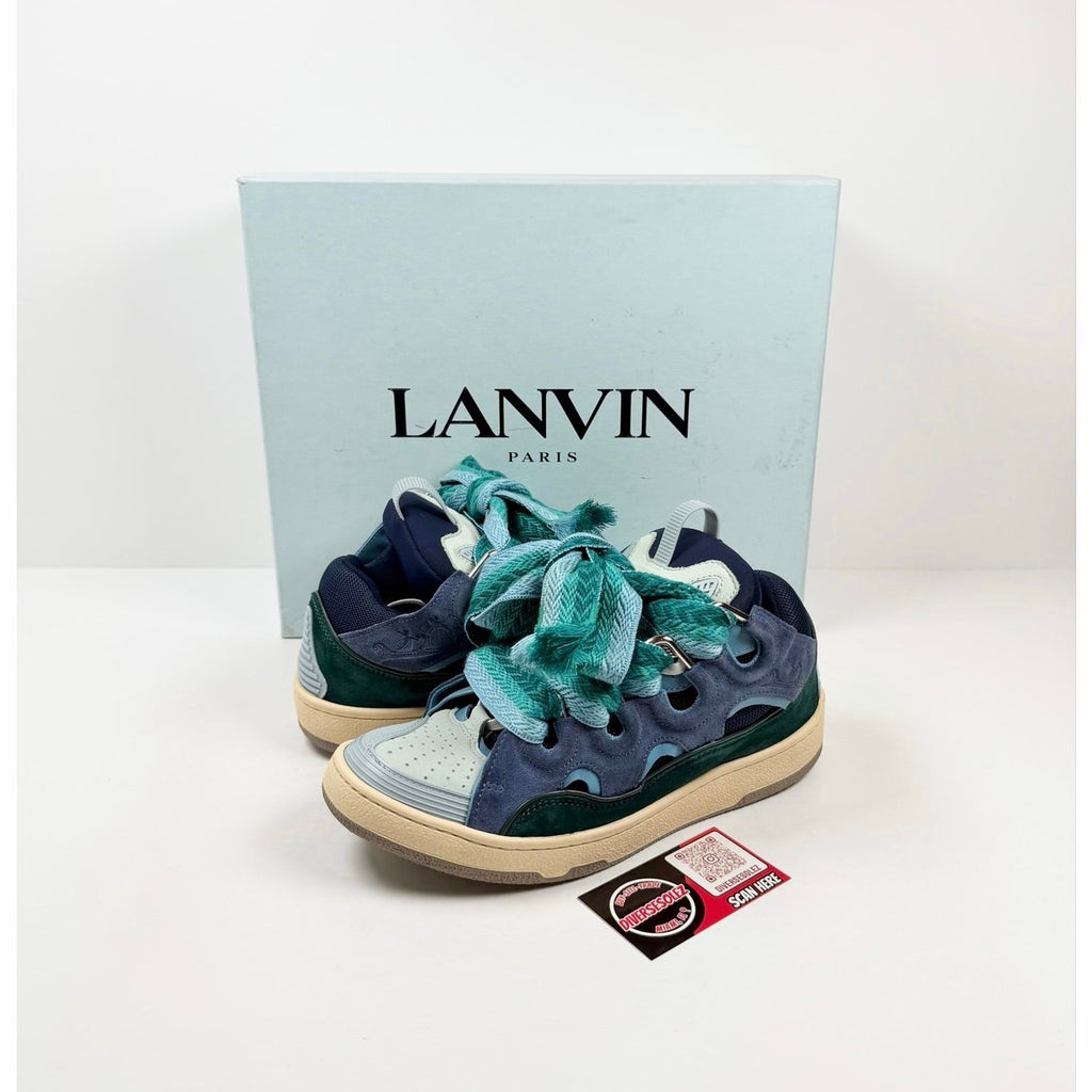 Size 40EU/7US - Lanvin Curb Blue Sneakers