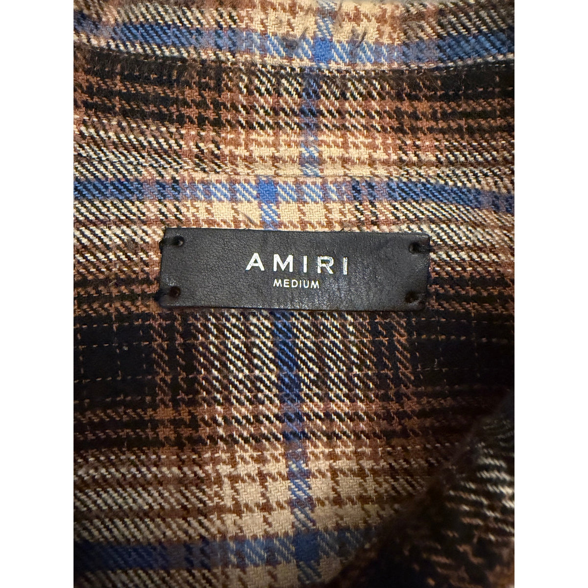 Size M - Amiri Flannel Long Sleeve Shirt