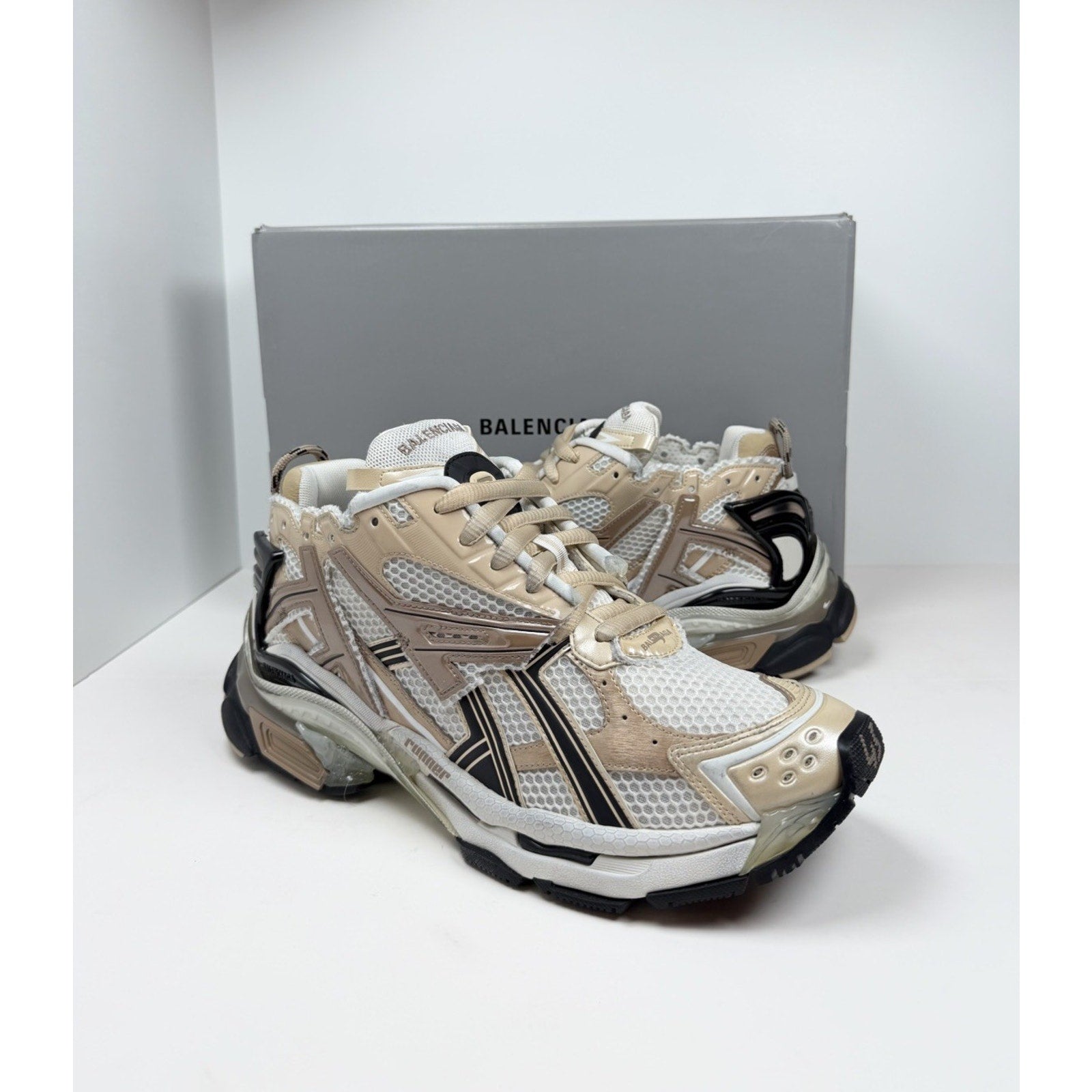 Size 45EU/12US - Balenciaga Runner Beige NEW