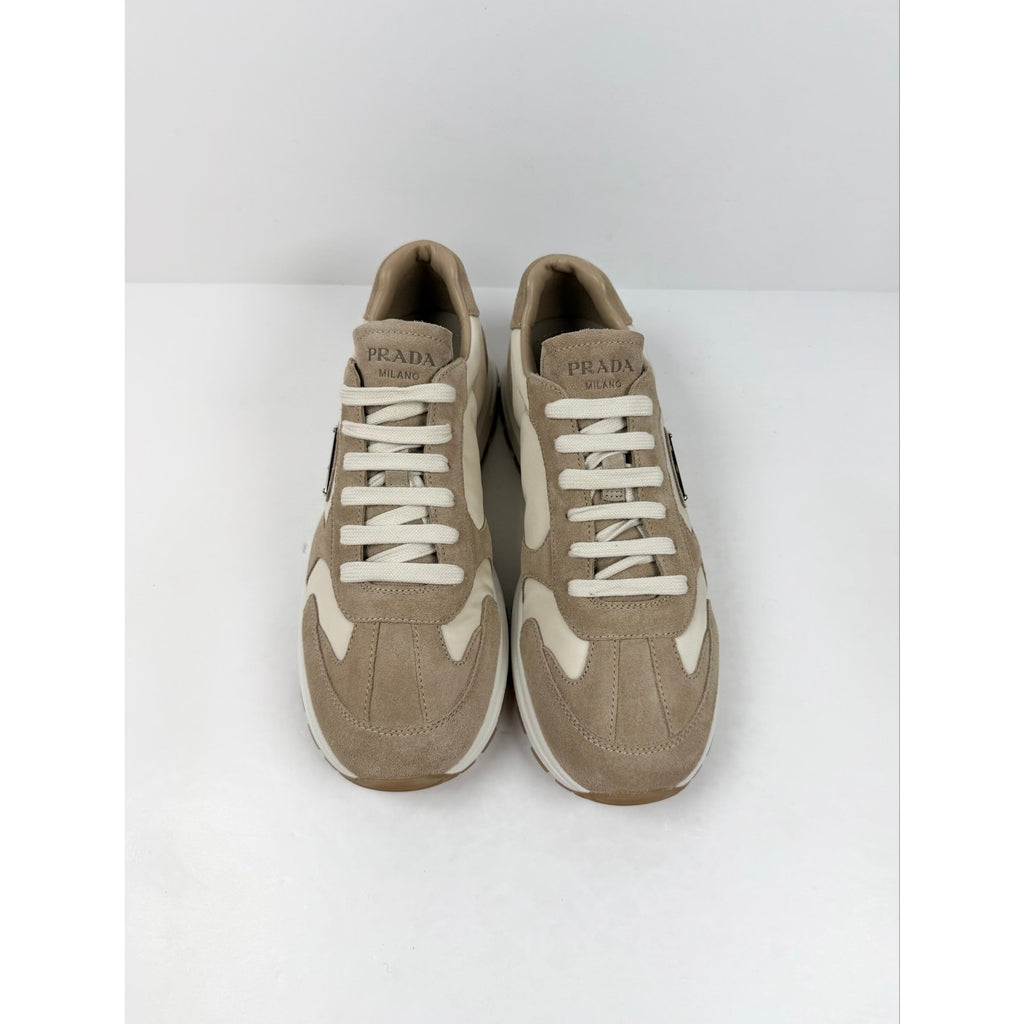 Size 8.5UK/9.5US - Prada Prax Suede Nylon NEW