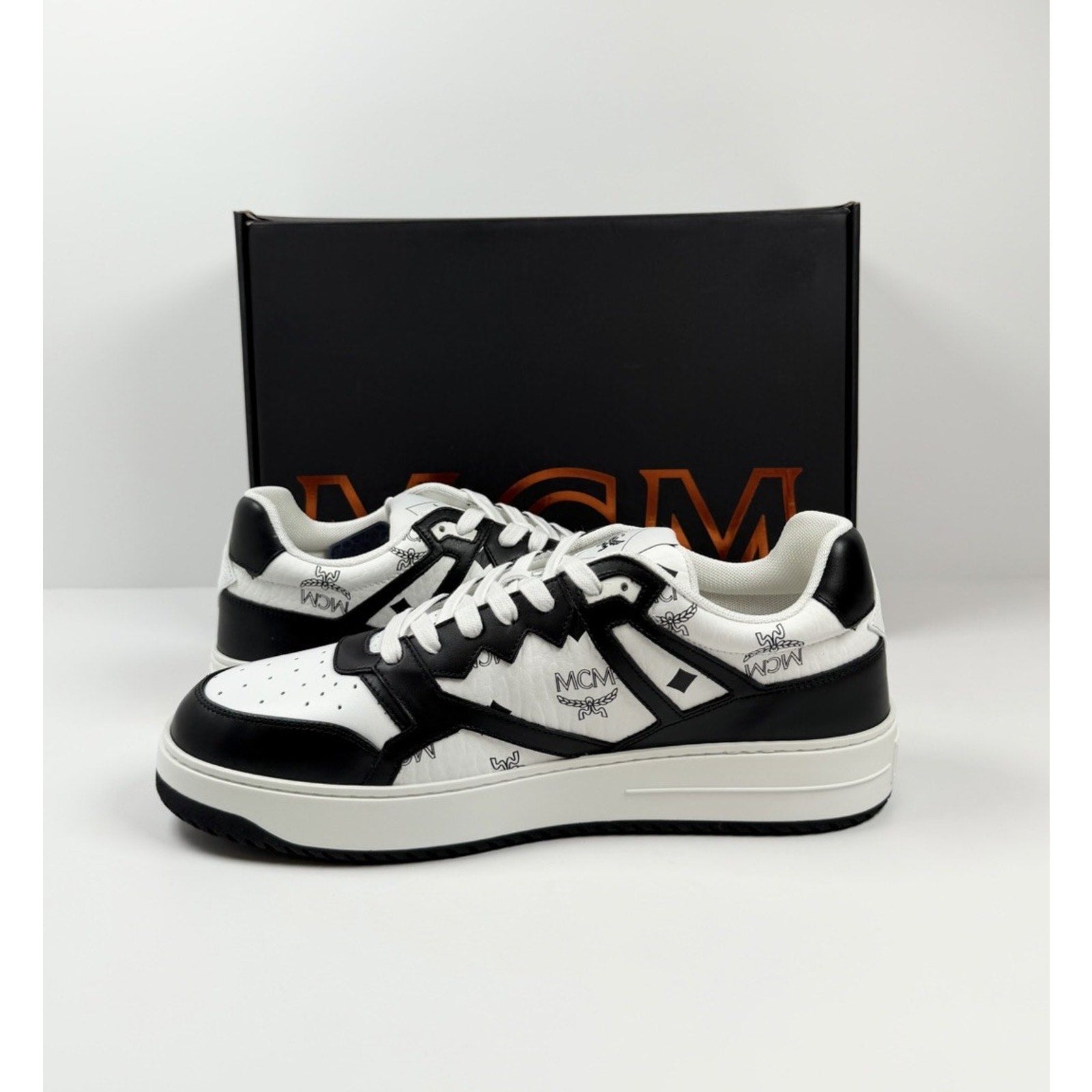 Size 12 - MCM Neo Terrain Visetos Low Sneakers NEW!