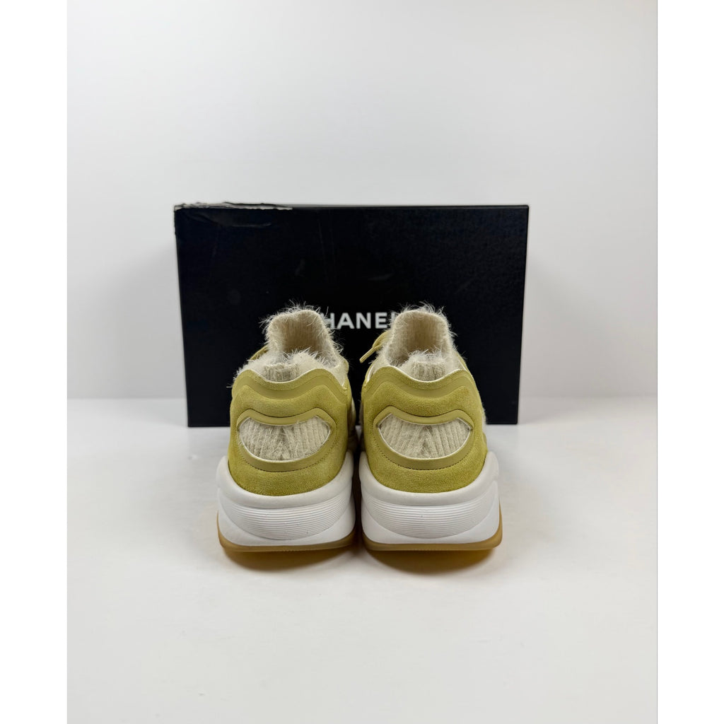 Size 9.5 - Chanel interlocking CC Sneakers Women