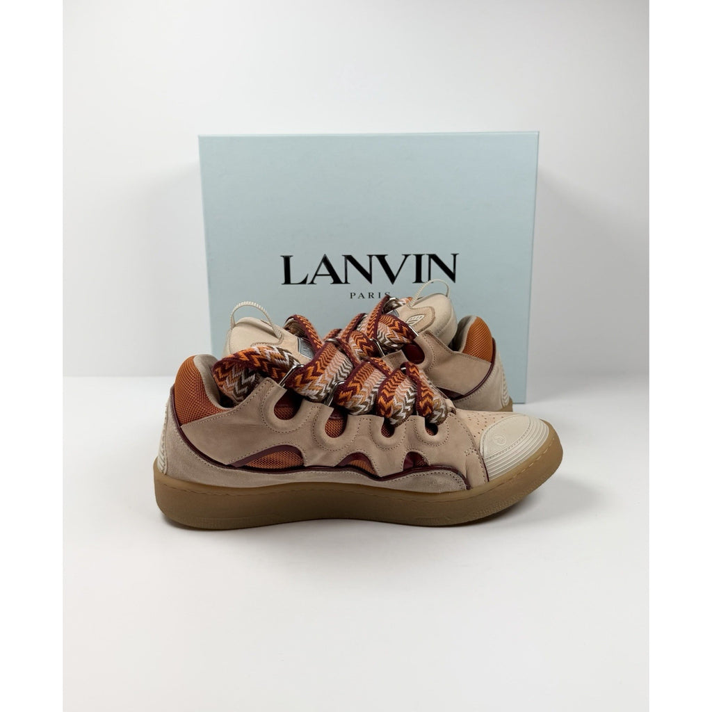 Size 46EU/13US - Lanvin Curb Pink Mango Sneakers