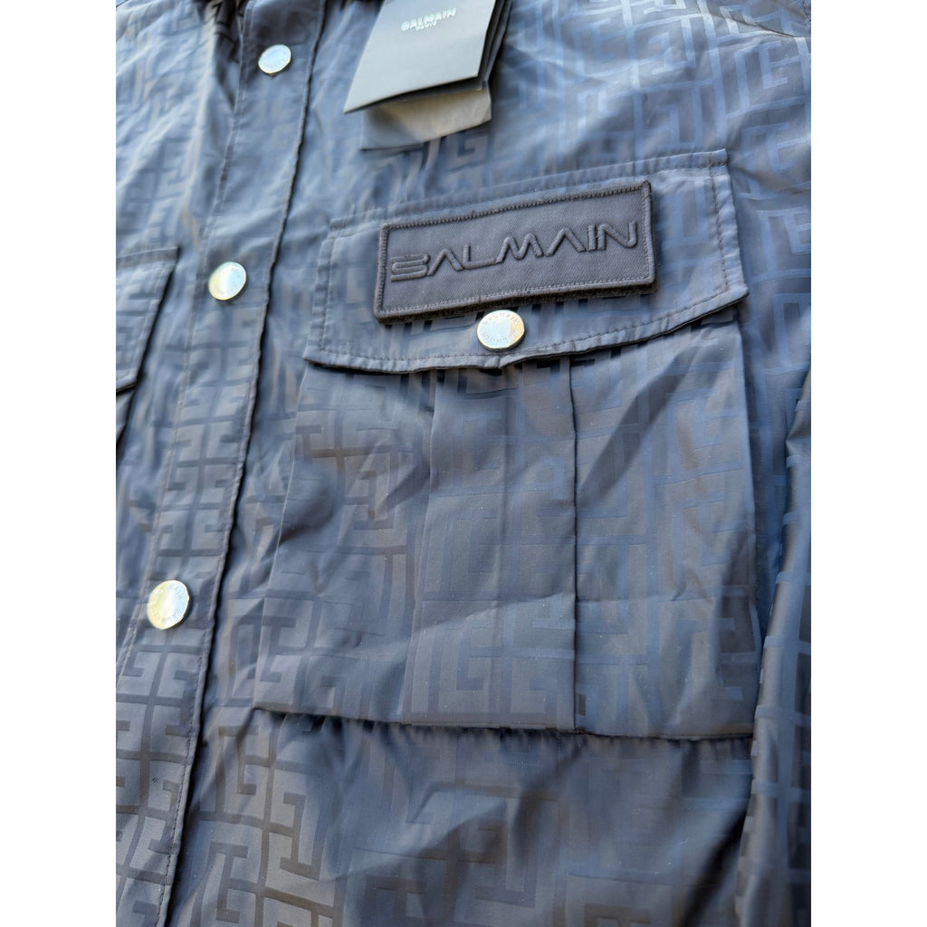 Size 2XL EU 48 - Balmain Nylon Button Up Shirt NEW