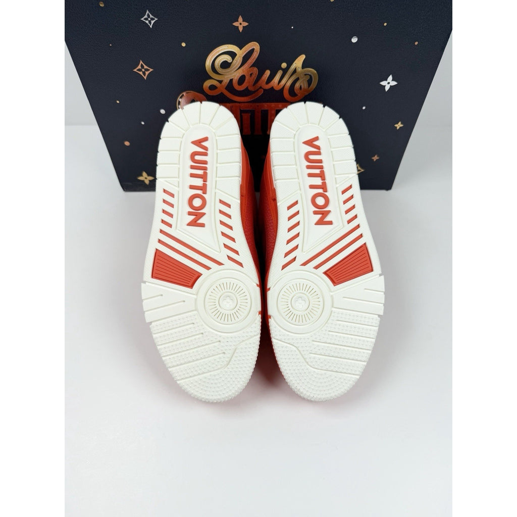 Size 6UK/7US - Louis Vuitton Orange White Trainer NEW!