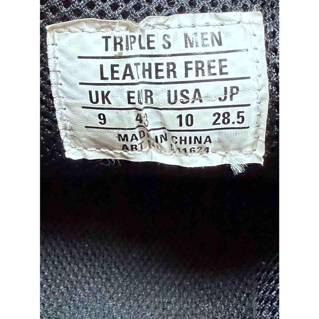 Size 43EU/10US - Balenciaga Triple S Black