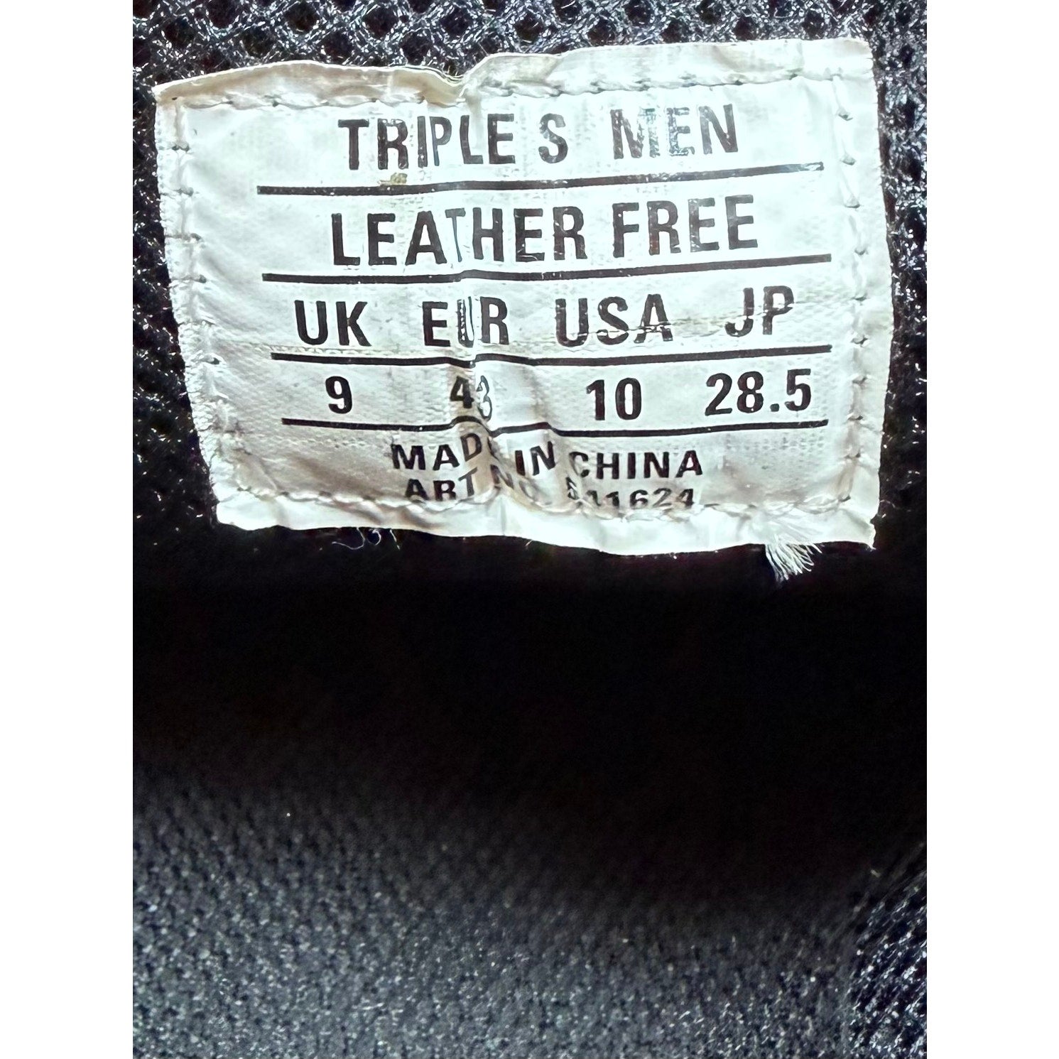 Size 43EU/10US - Balenciaga Triple S Black