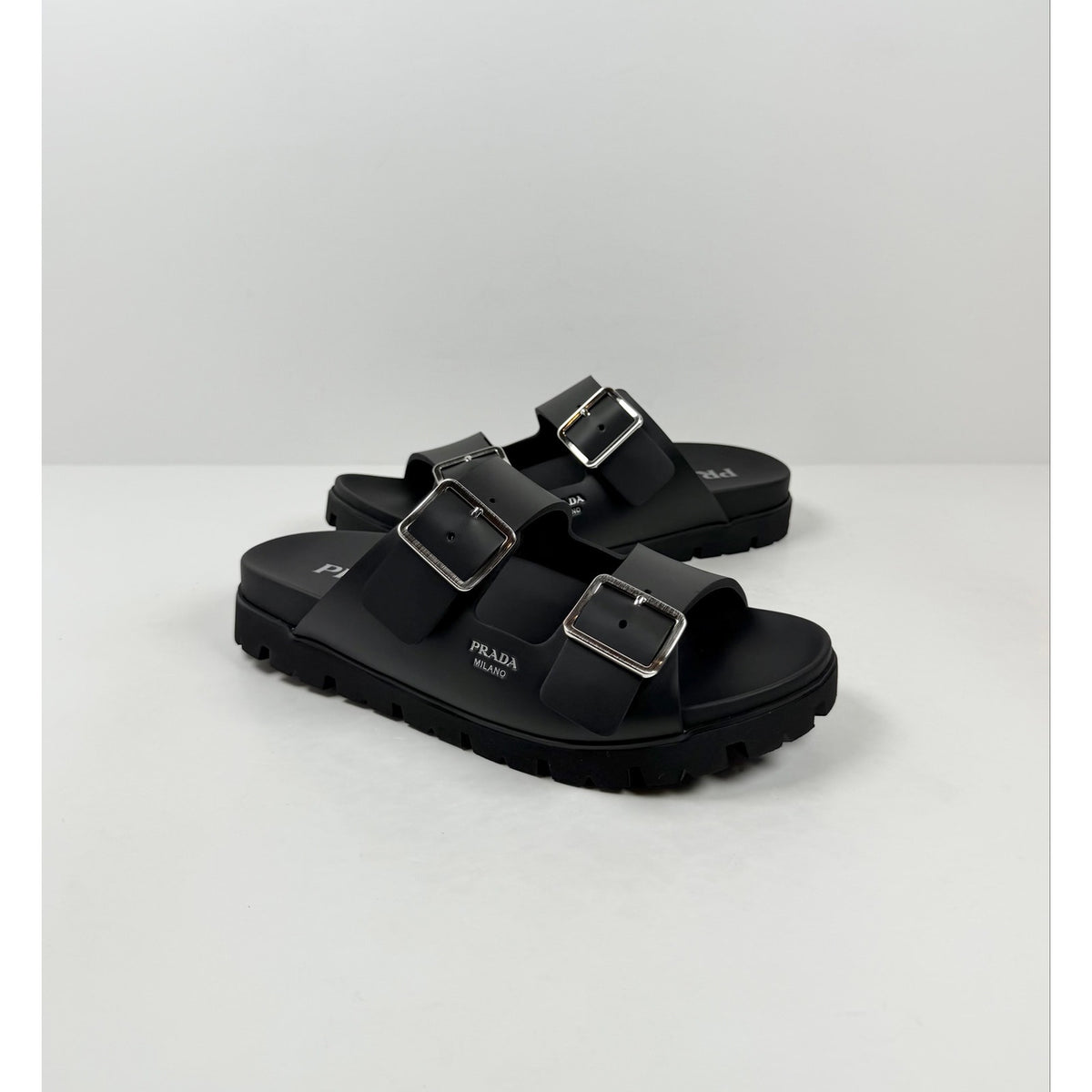 Size 6UK/7US - Prada Rubber Strap Sandals NEW