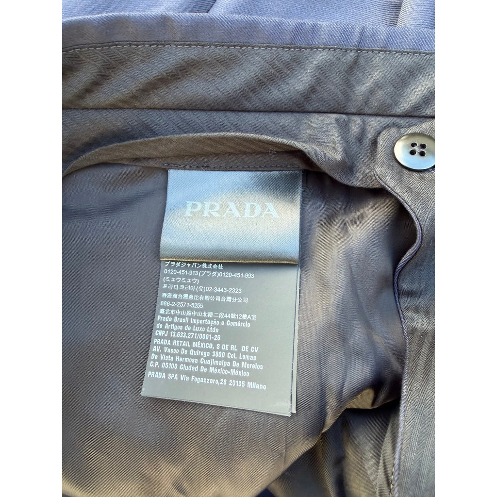 Prada Men’s Dress Pants Size 56 / US 40 Blue NEW