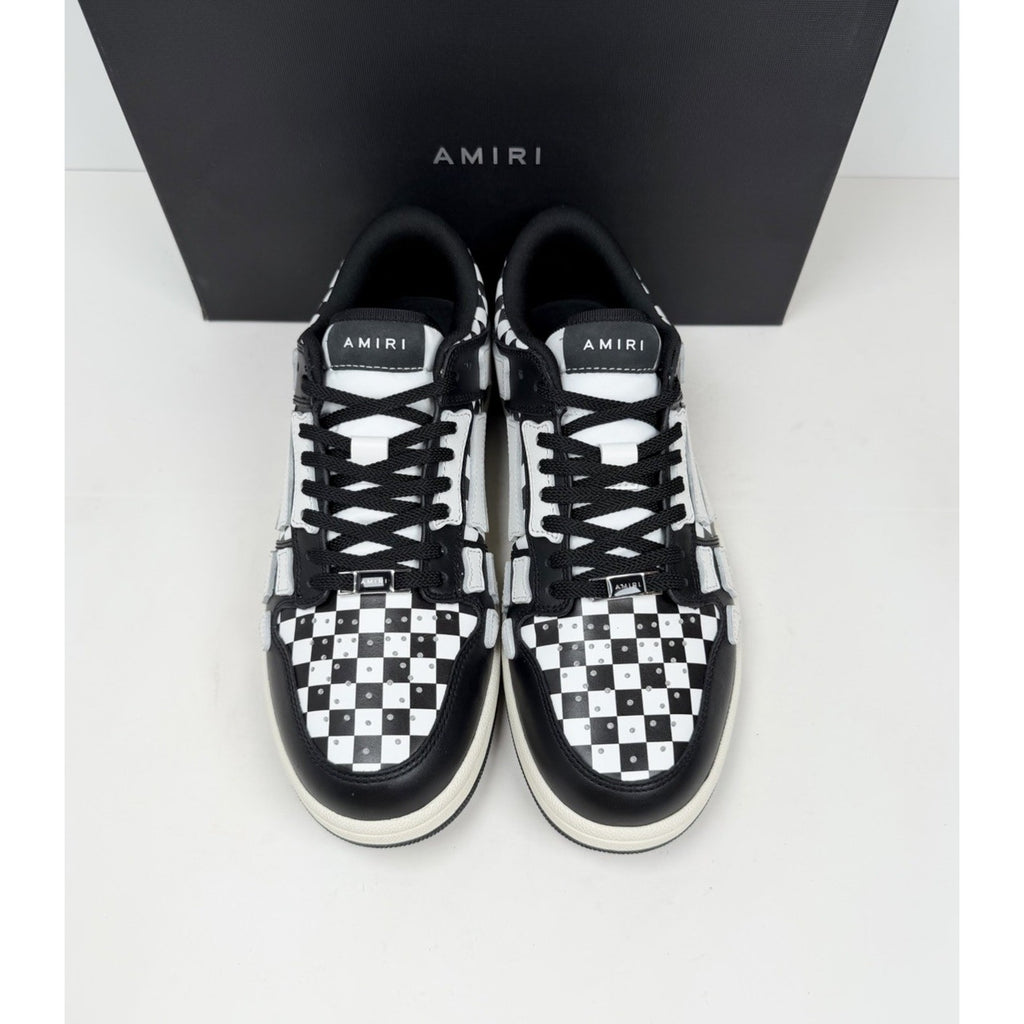 Size 41EU/8US - Amiri Skel Top Low Checkered NEW
