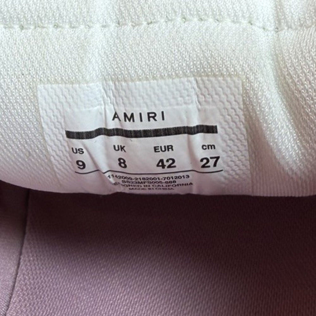 Size 42EU/9US - Amiri Skel Top Low Pink White