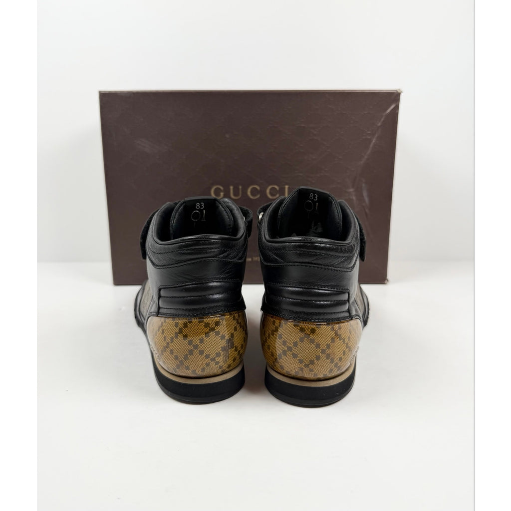 Size 7.5US - Gucci Leather Strap High Top