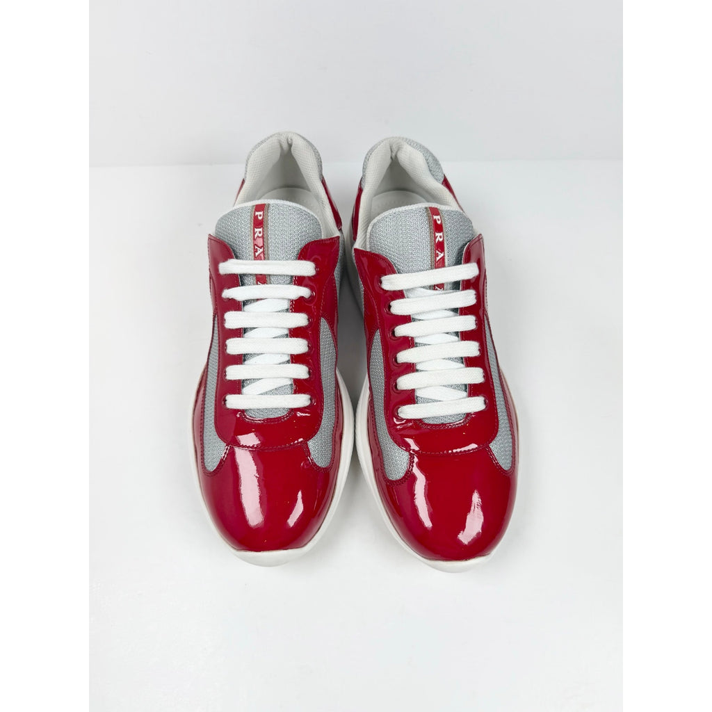 Size 9.5UK/10.5US - Prada Americas Cup Red Silver