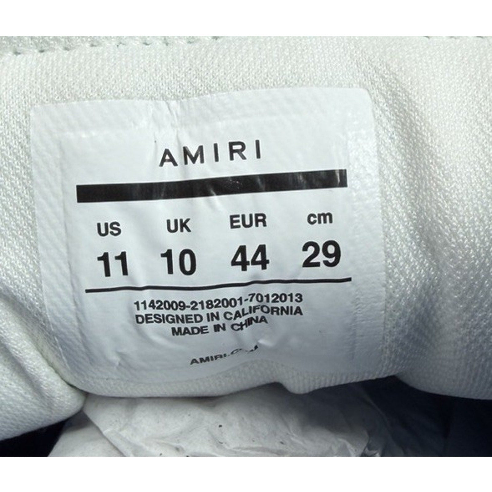 Size 44EU/11US - Amiri Skel Top High Top White Blue NEW!