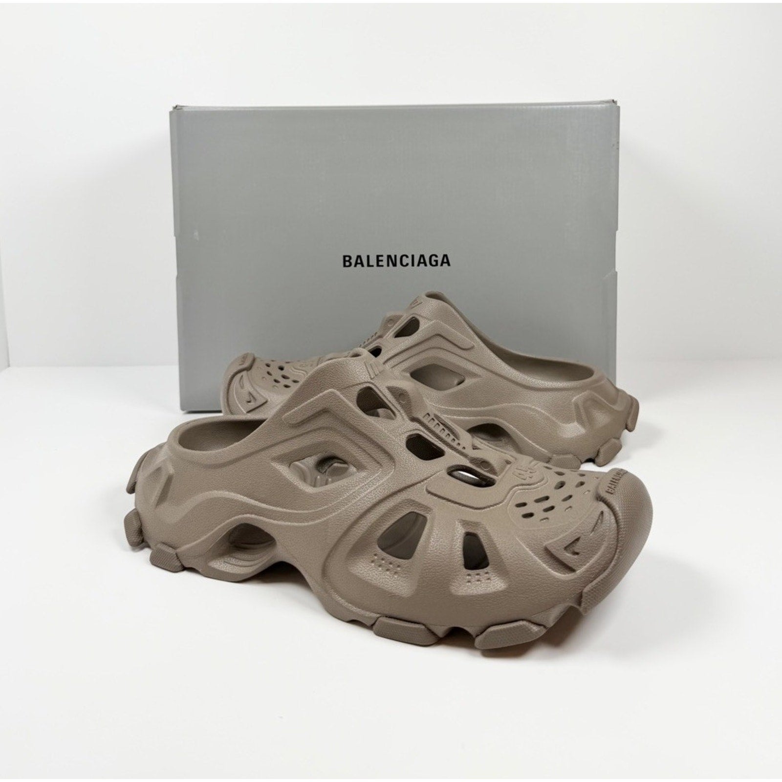 Size 45EU/12US - Balenciaga HD Mule Slip On Taupe NEW!