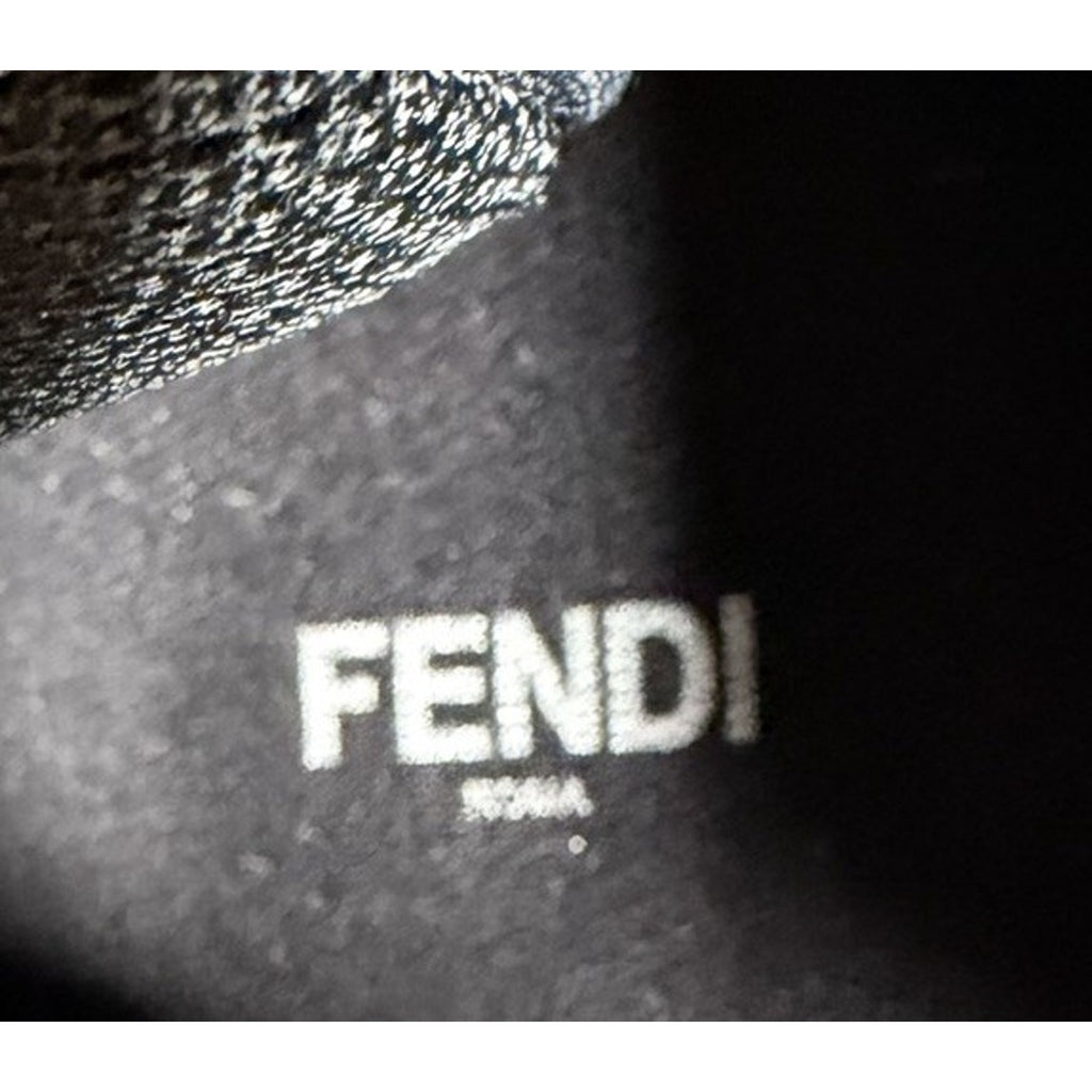 Size 8UK/9US - Fendi Vitello Logo Leather High Like New