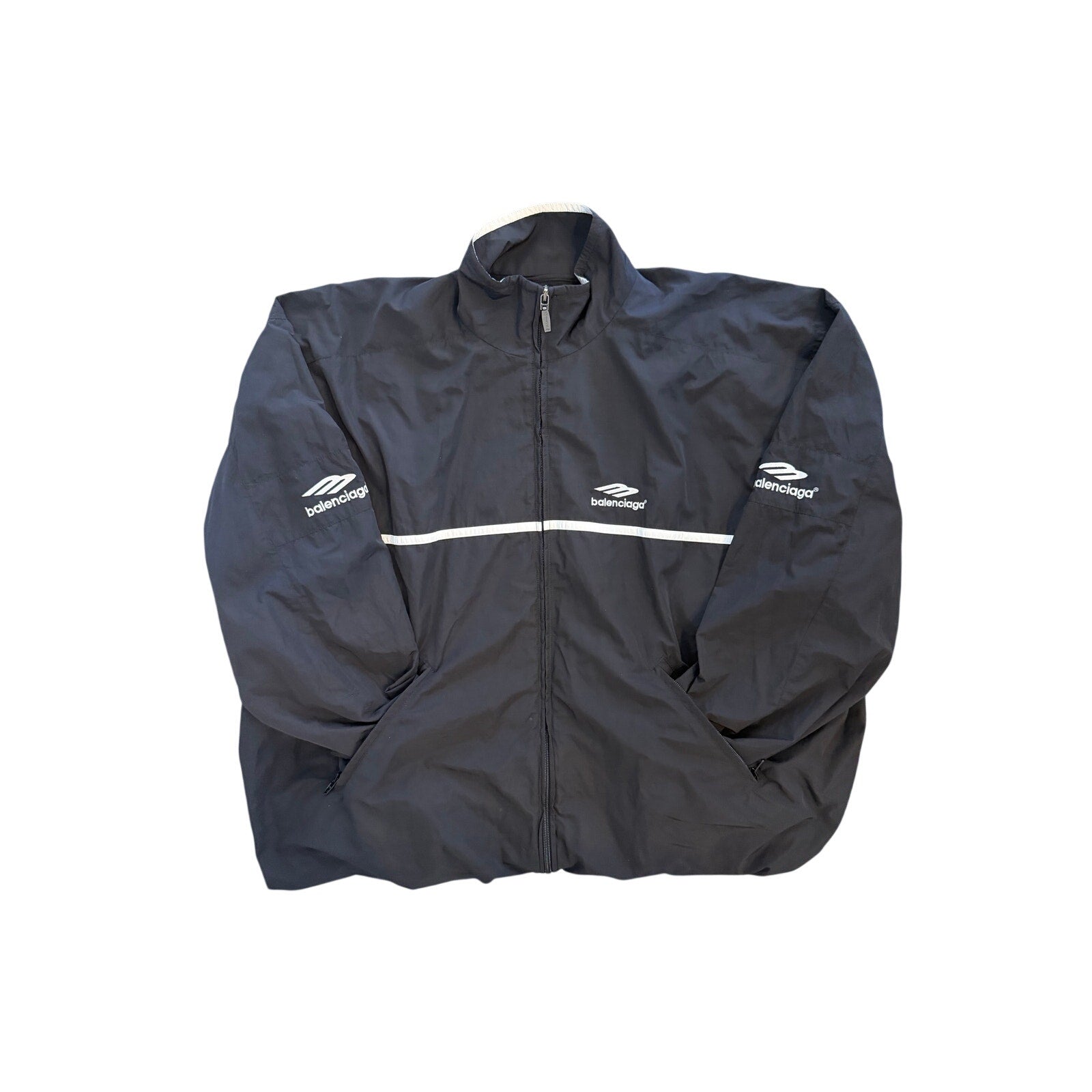 Size M Fits XL - Balenciaga Oversized 3B Sport
Windbreaker