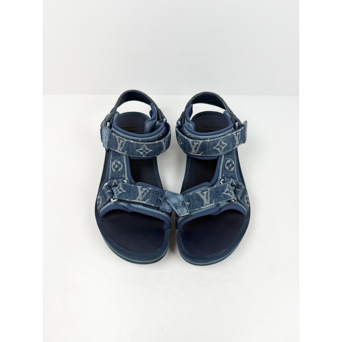 Size 7.5UK/8.5US - Louis Vuitton Panama Denim Sandals