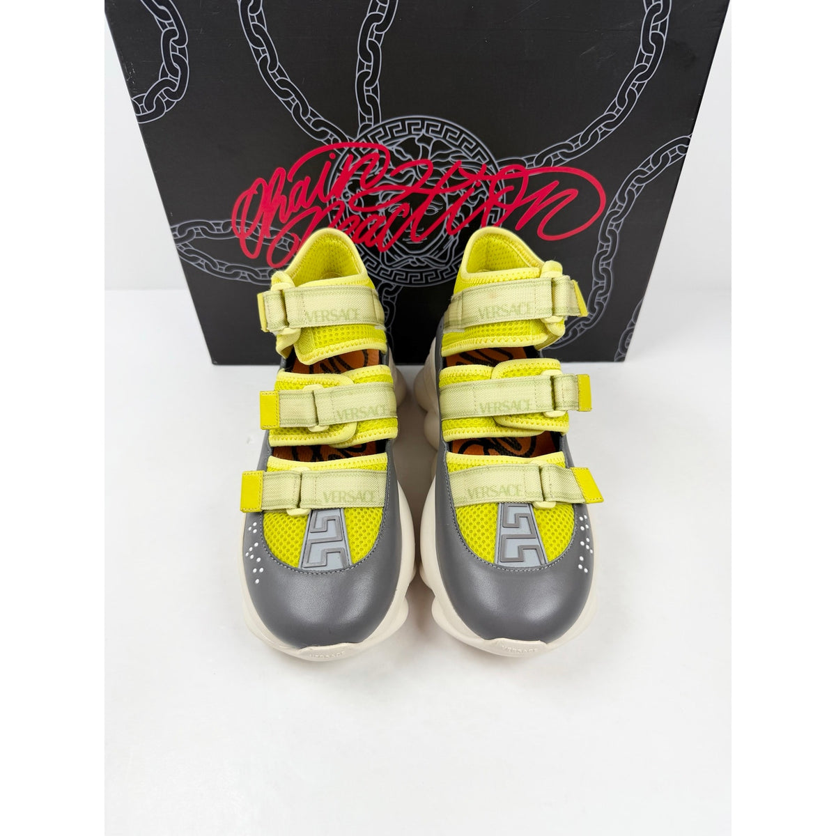 Size 38/8 - Versace Chain Reaction Strap Women