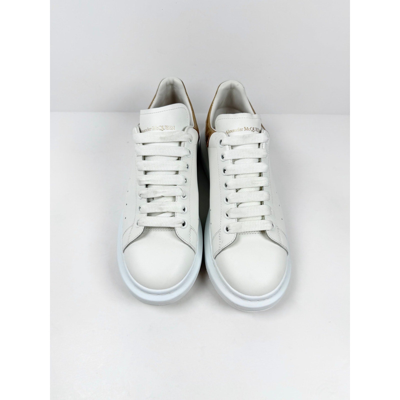 Size 43EU/10US - Alexander McQueen White Gold