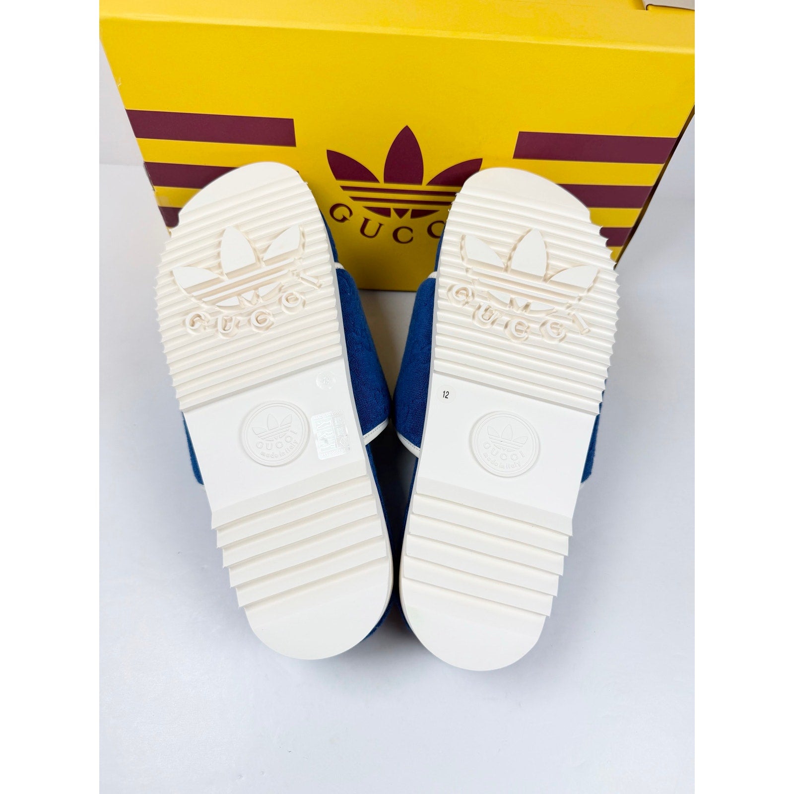 Size 12UK/13US - Gucci x Adidas Platform Sandals NEW
