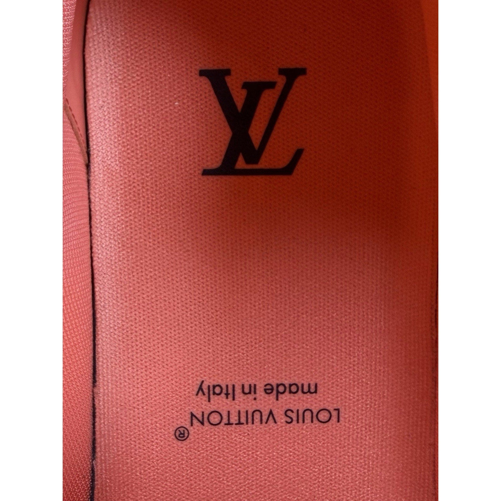 Size 6UK/7US - Louis Vuitton Orange White Trainer NEW!