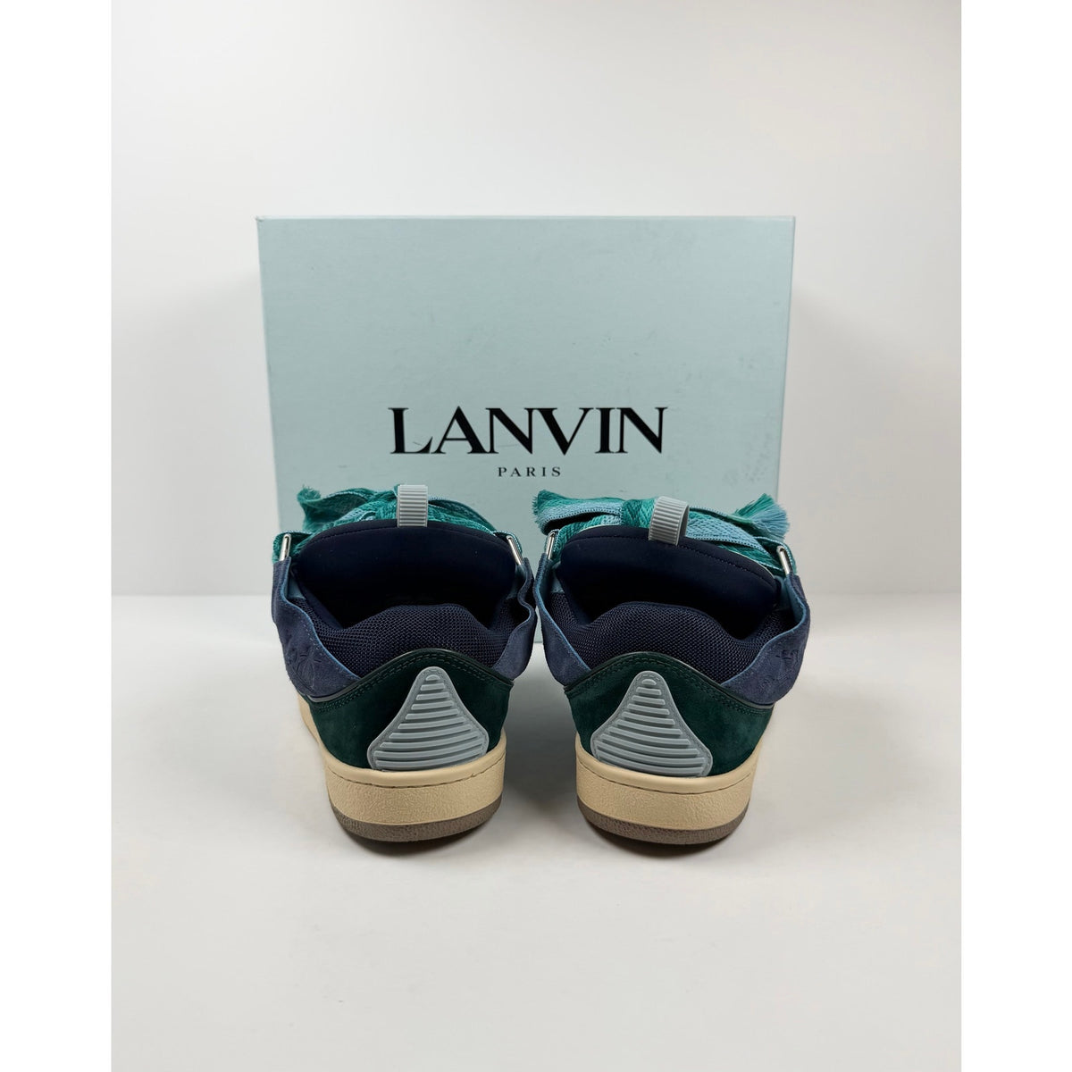 Size 40EU/7US - Lanvin Curb Blue Sneakers