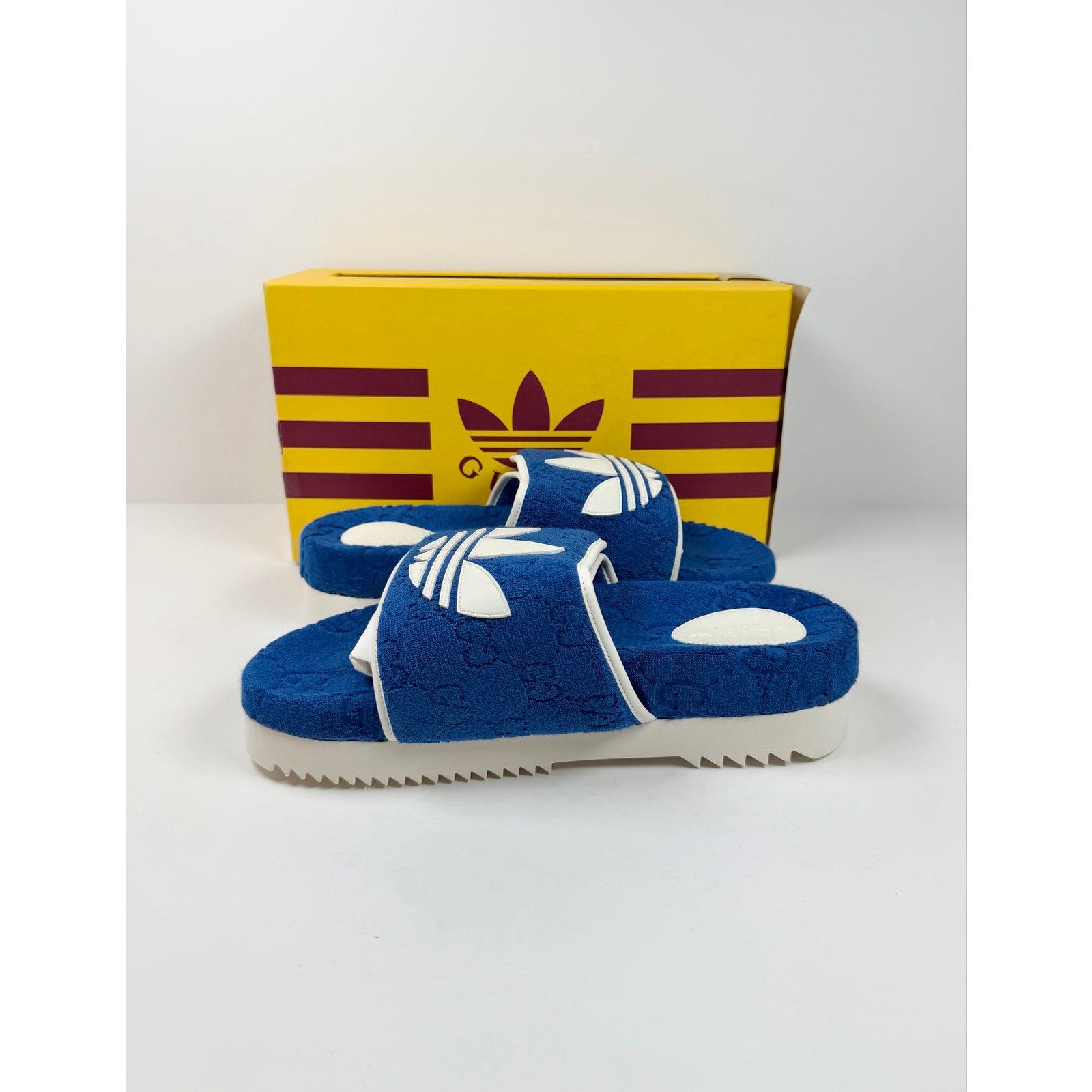 Size 12UK/13US - Gucci x Adidas Platform Sandals NEW