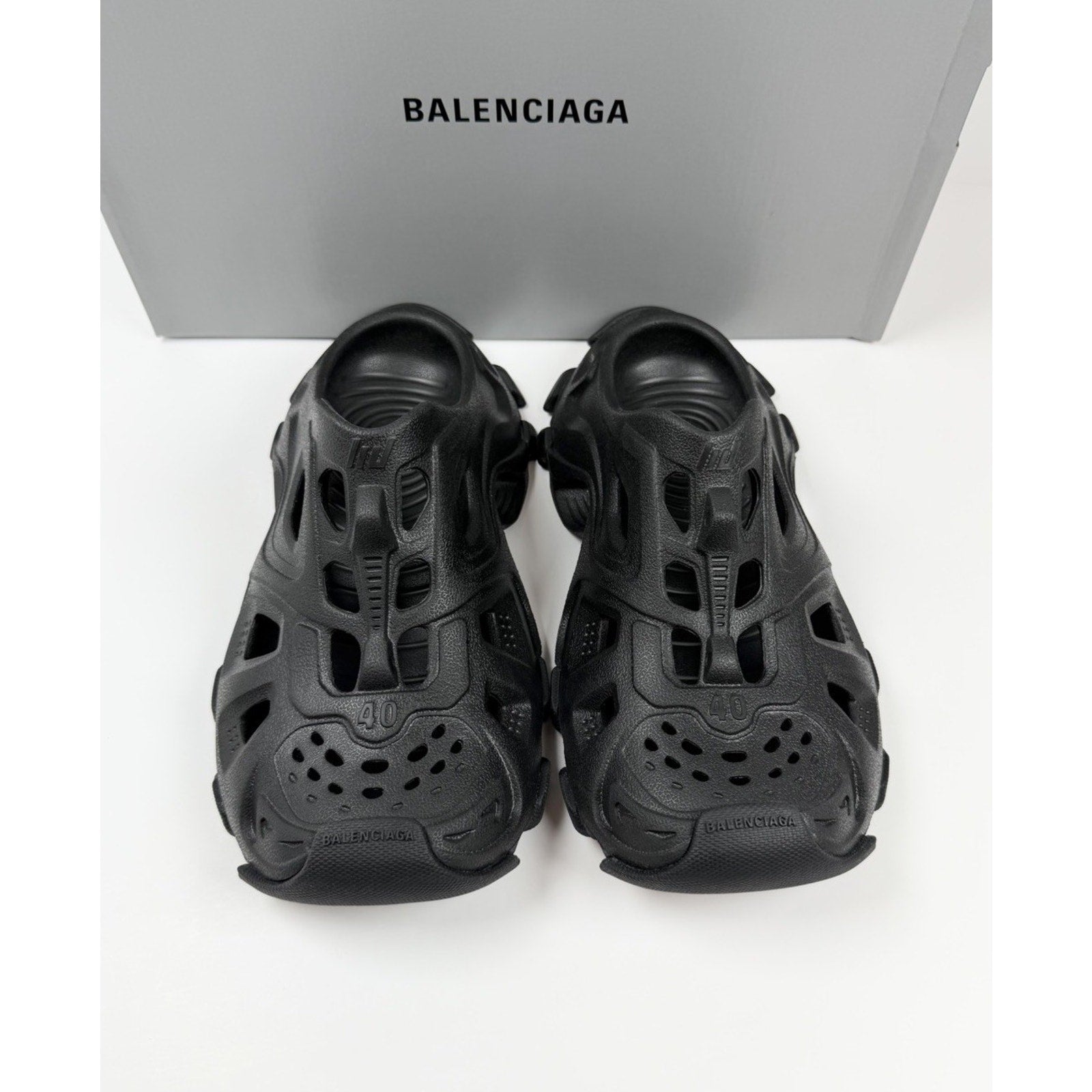 Size 40EU/7US - Balenciaga HD Mule Slip On Black NEW