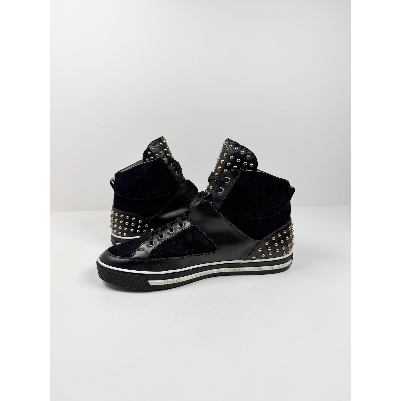 Size 11.5 - Versace Studded High Top