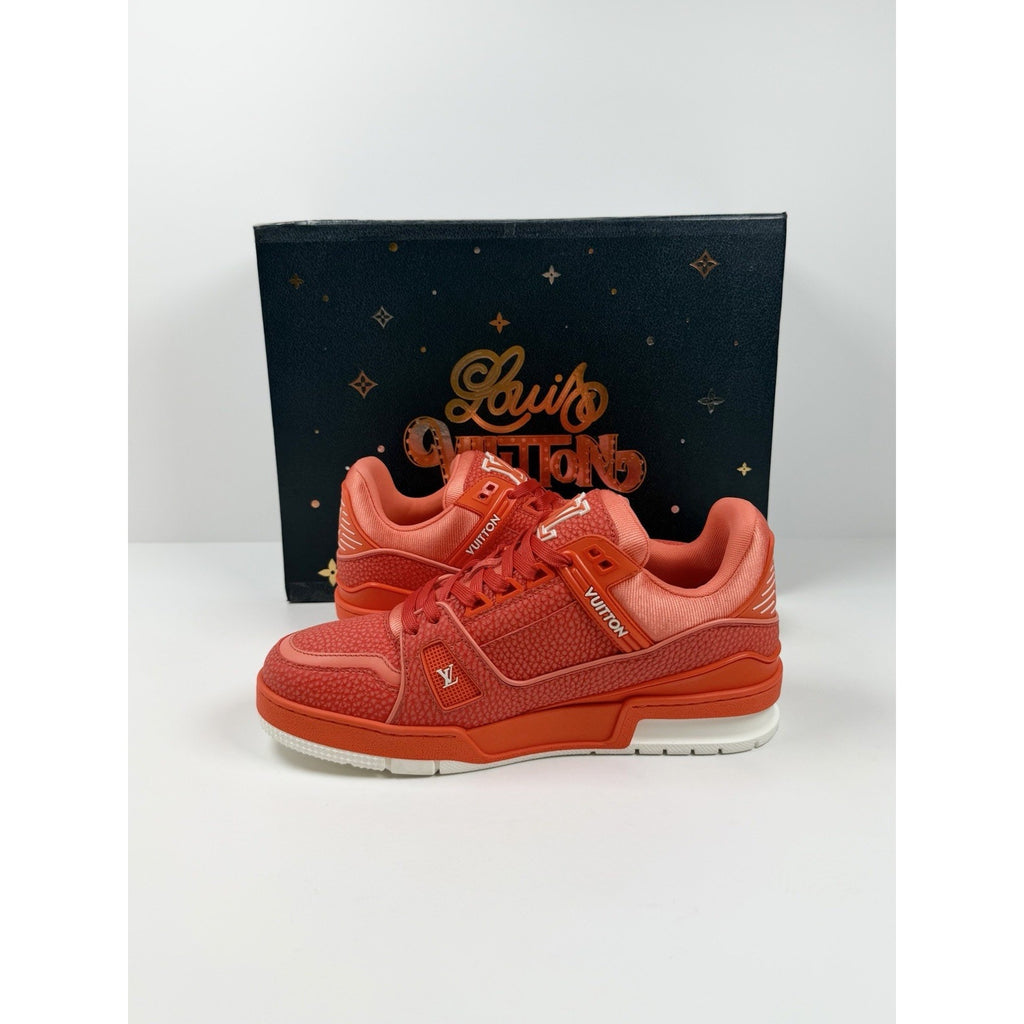 Size 6UK/7US - Louis Vuitton Orange White Trainer NEW!
