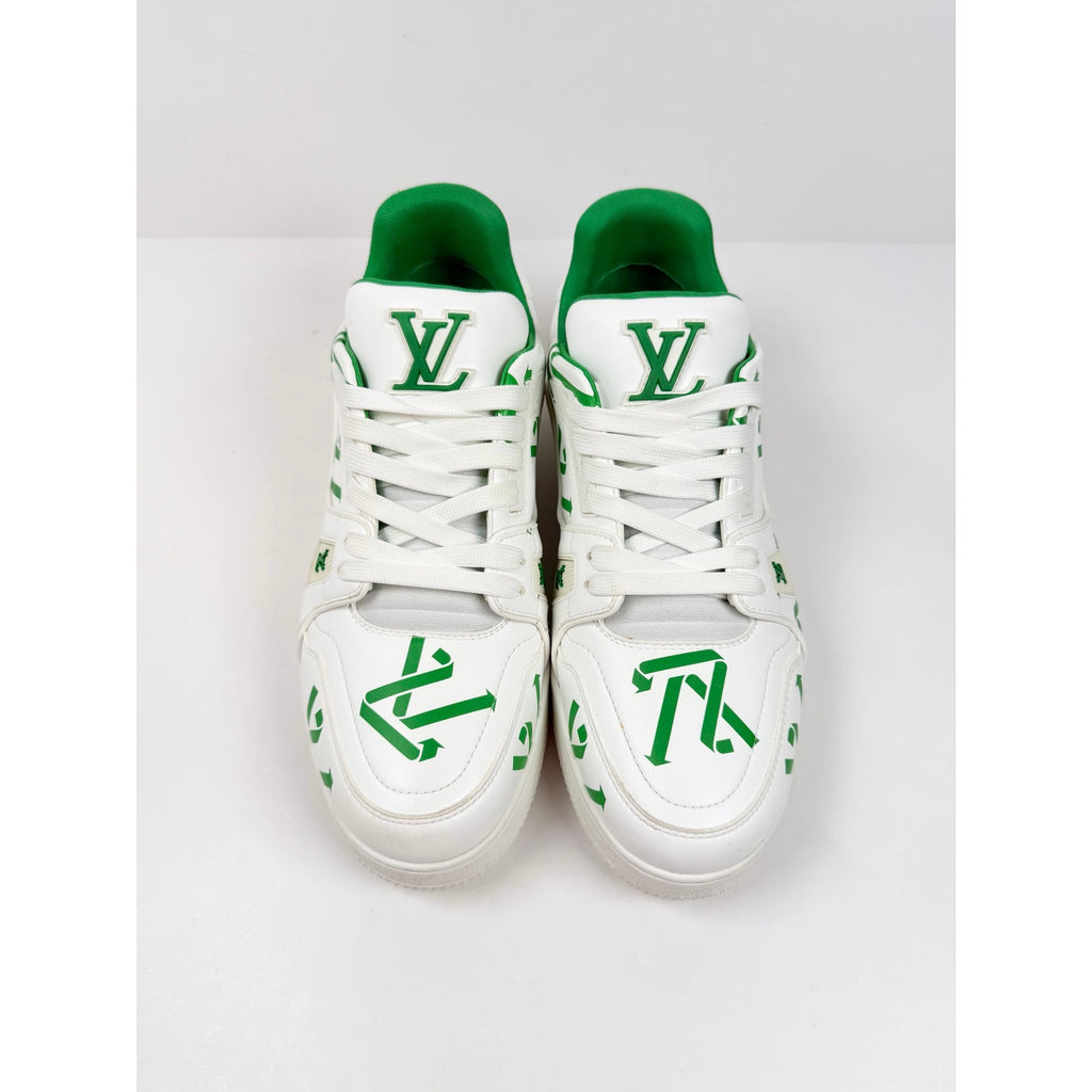 Size 7LV/8US - Louis Vuitton Trainer White Green