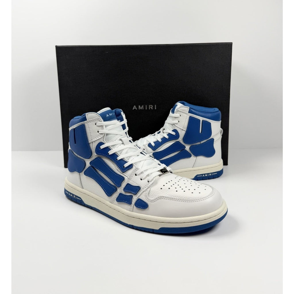 Size 44EU/11US - Amiri Skel Top High Top White Blue NEW!