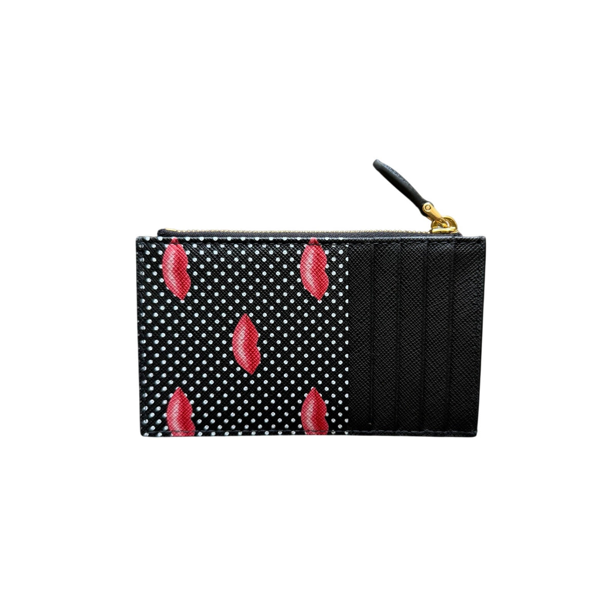 Prada Saffiano Leather Card Holder NEW