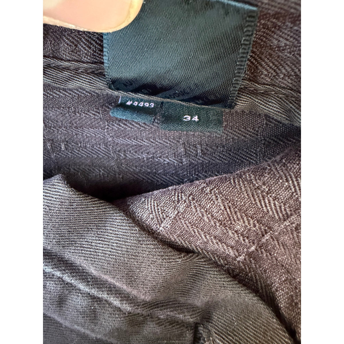 Size 34 - Amiri Jacquard Burgundy Carpenter Jeans