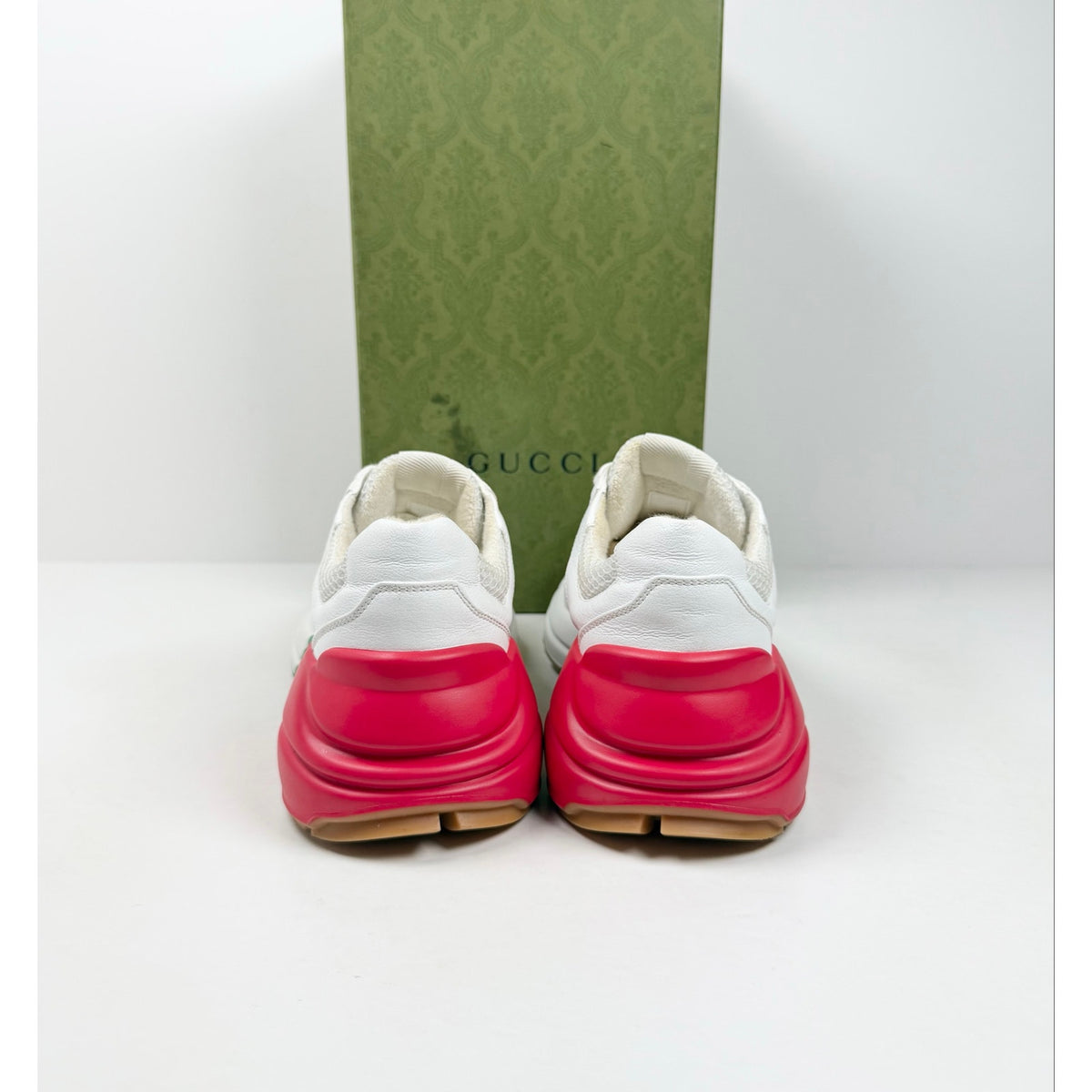 Size 9.5 - Gucci Rhyton White Red Green Womens