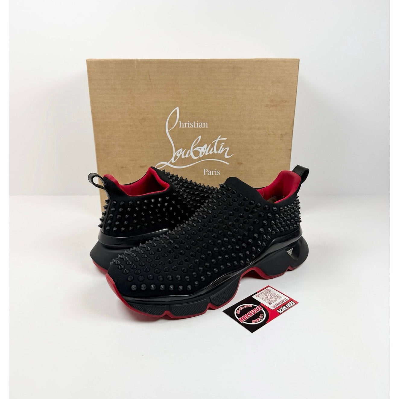 Size 44EU/11US - Christian Louboutin Spike Sock