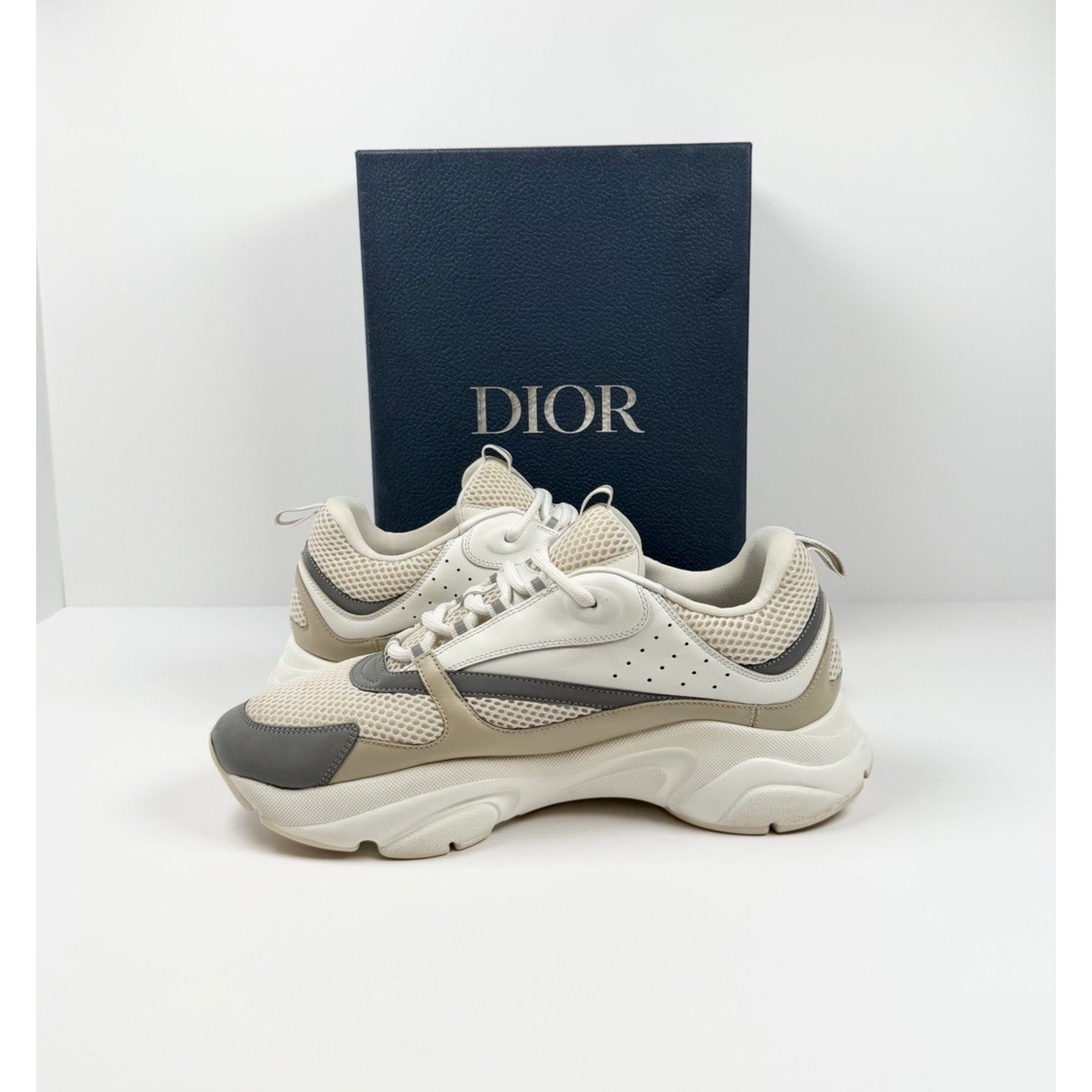 Size 46EU/13US- Dior B22 Cream Beige White Trainers🍦