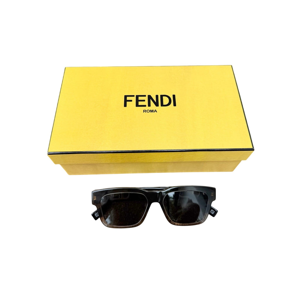 Fendi - O'Lock Acetate Square-Frame Sunglasses