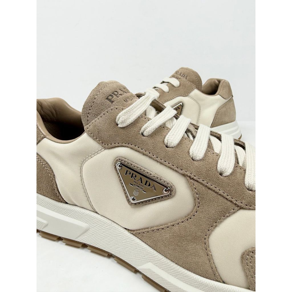 Size 8.5UK/9.5US - Prada Prax Suede Nylon NEW