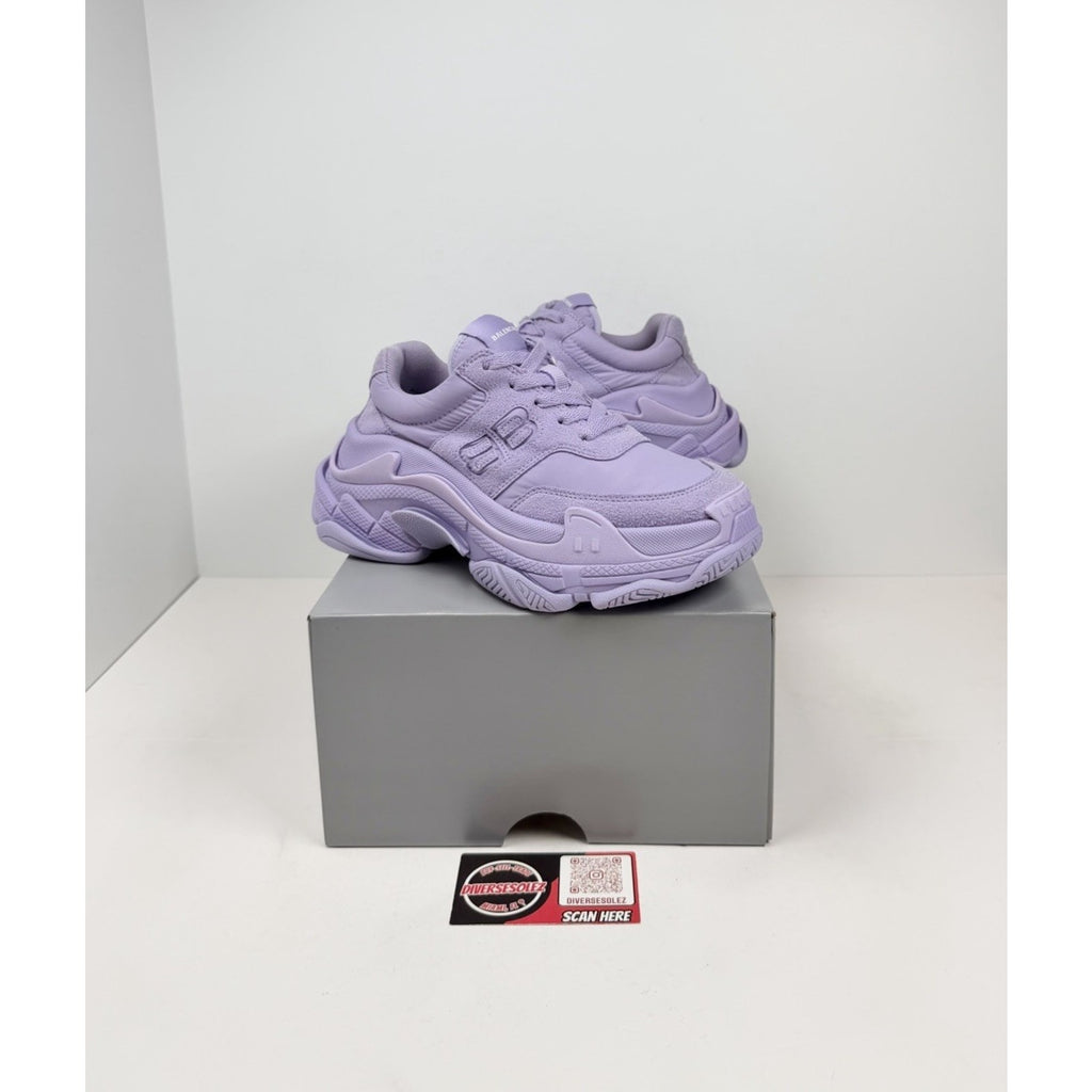 Size 34EU/4W - Balenciaga Triple S Nylon Lilac NEW