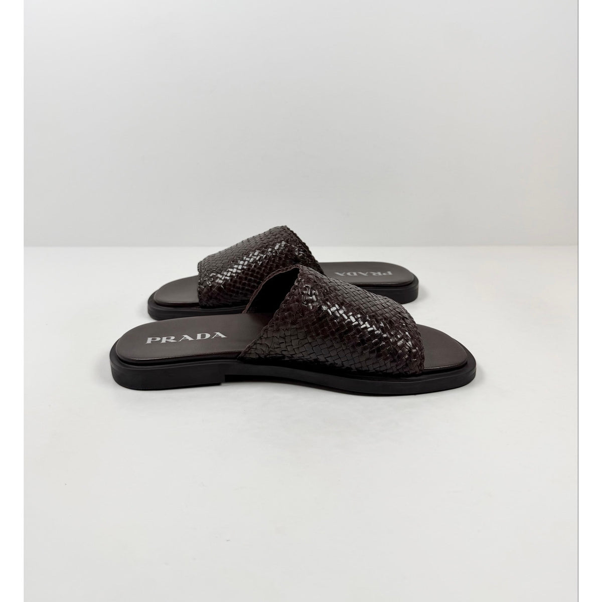 Size 6UK/7US - Prada Woven Leather Sandals NEW