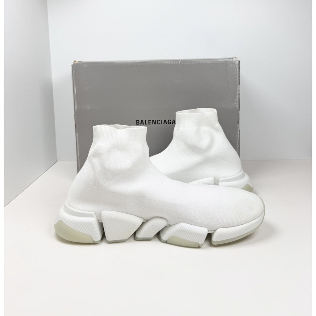 Size 47EU/14US - Balenciaga Speed 2.0 Triple White NEW