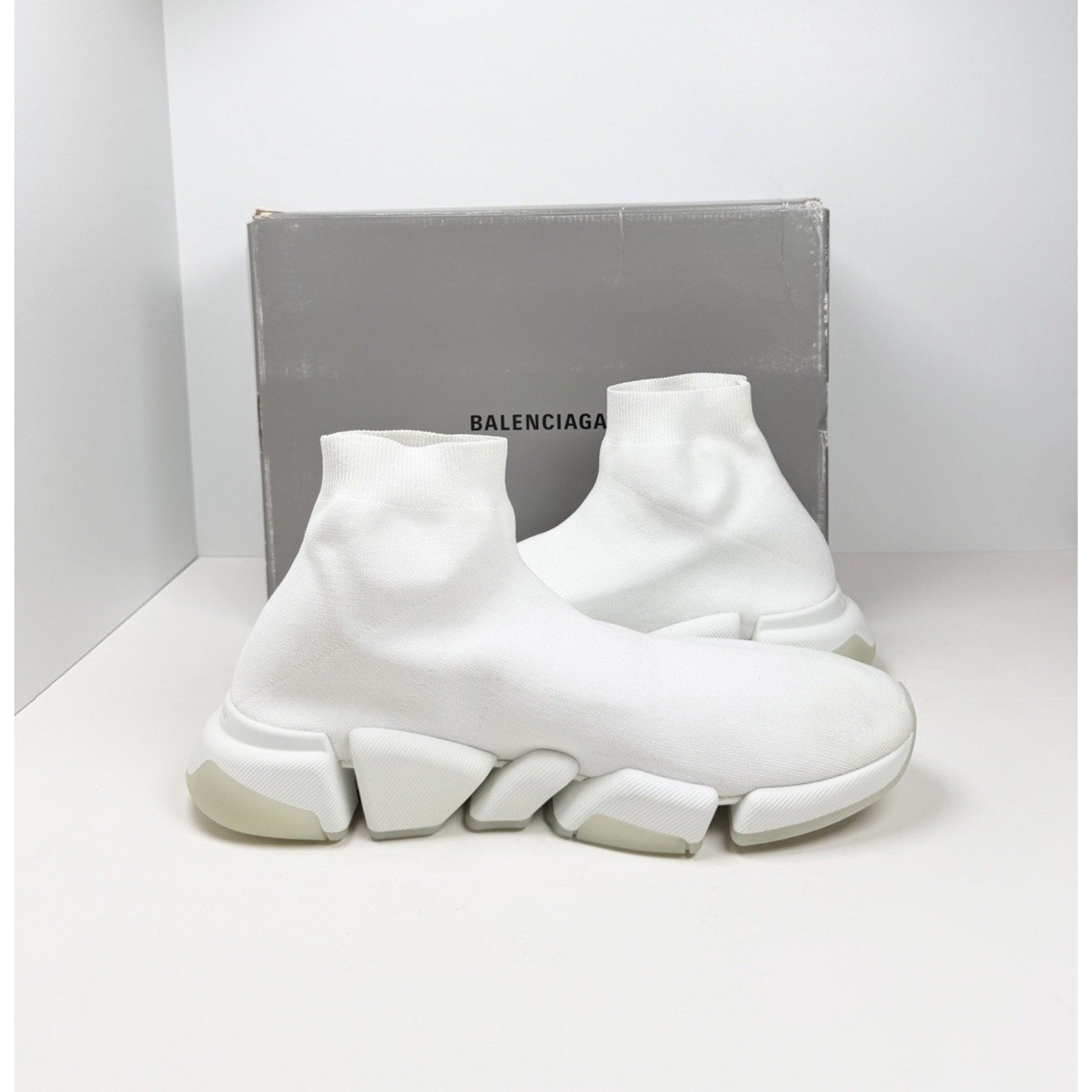 Size 47EU/14US - Balenciaga Speed 2.0 Triple White NEW