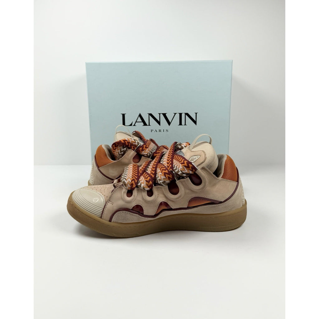 Size 46EU/13US - Lanvin Curb Pink Mango Sneakers