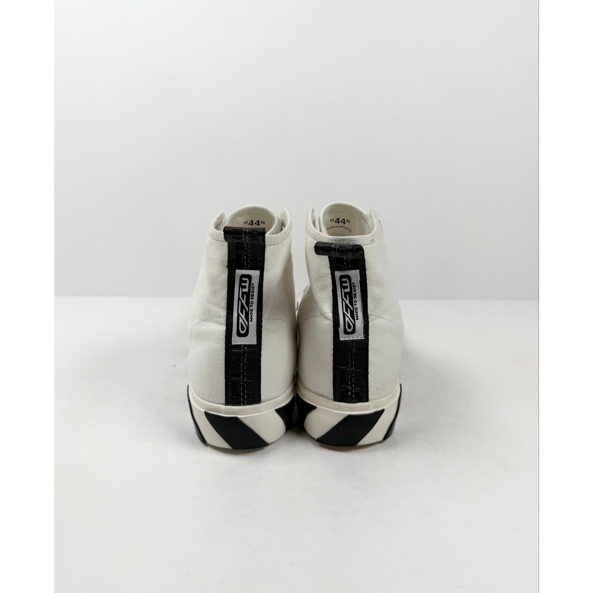 Size 44EU/11US - Off-White Vulcanized High Top